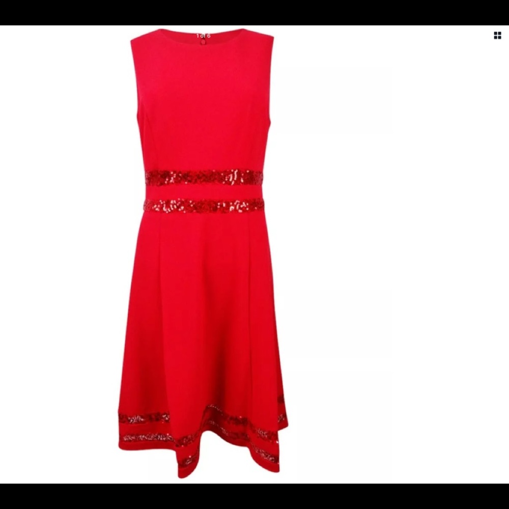 NWT RM Richard Red dress Size 16.